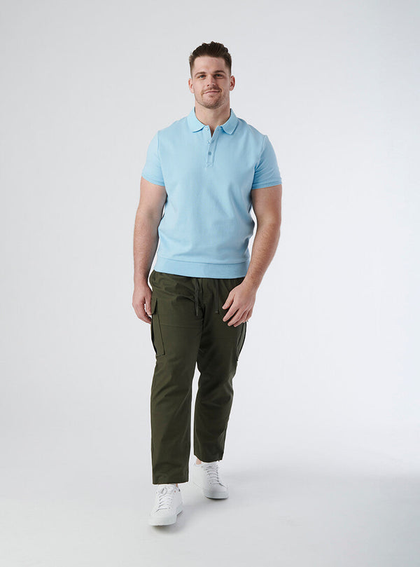 Galis Banded Bottom Polo