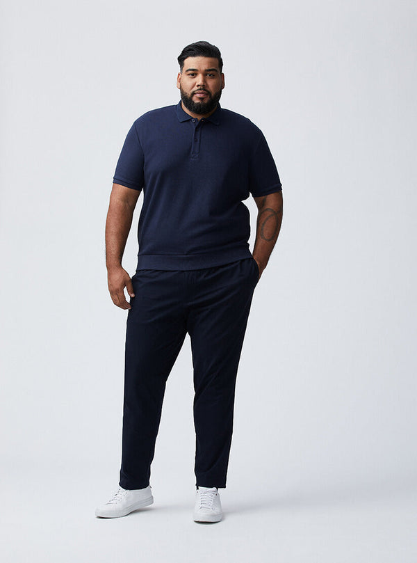 Galis Banded Bottom Polo