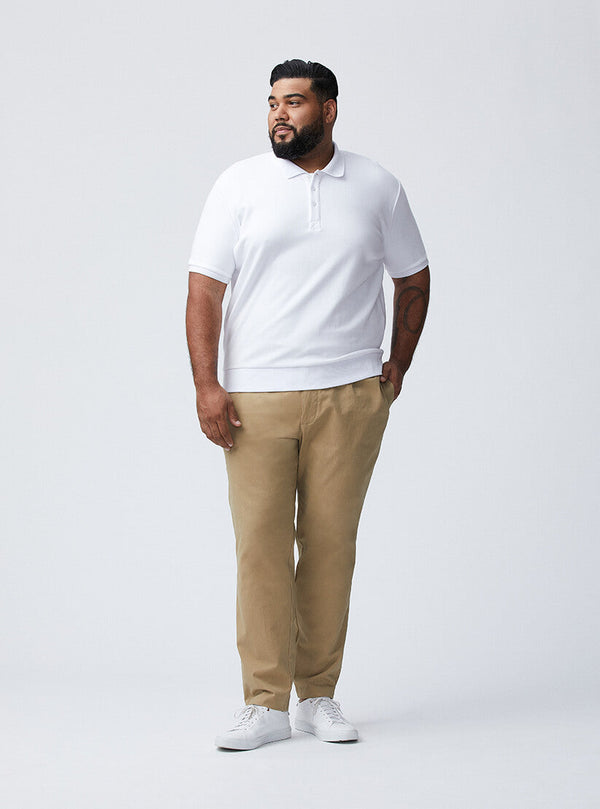 Galis Banded Bottom Polo