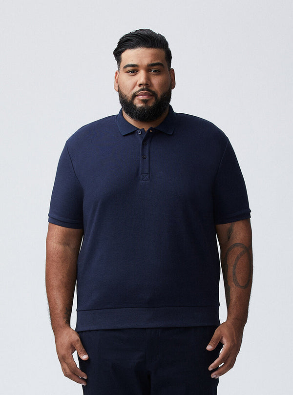 Galis Banded Bottom Polo