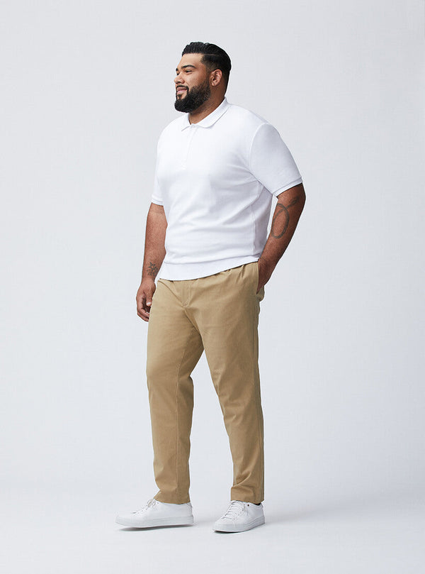 Galis Banded Bottom Polo