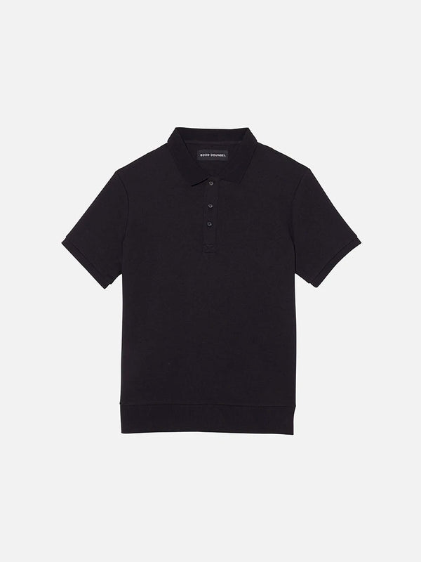 Galis Banded Bottom Polo