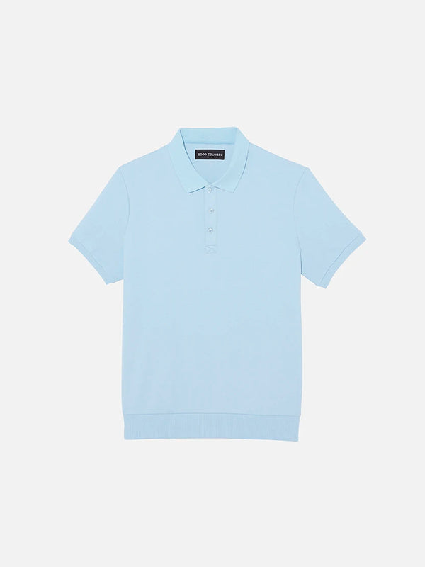 Galis Banded Bottom Polo