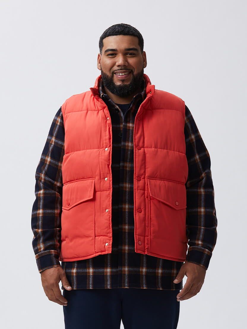 4xlt puffer vest hotsell